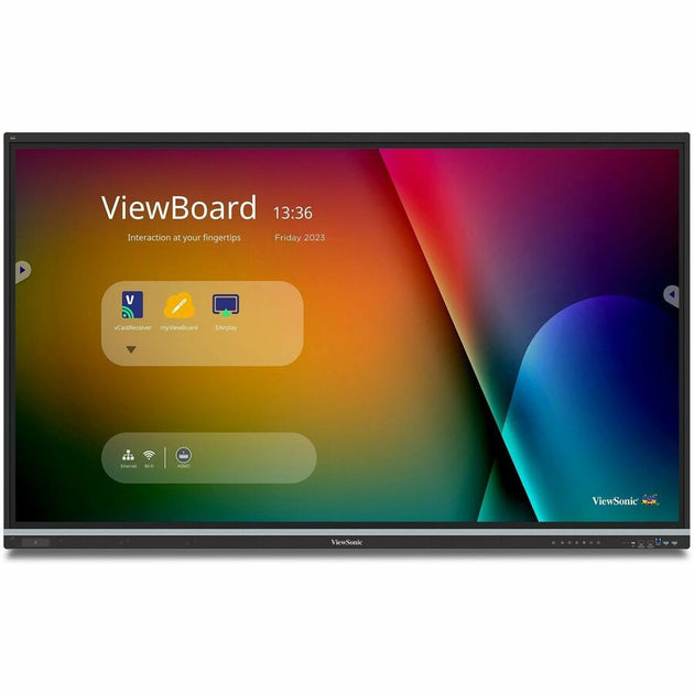 ViewSonic 75" ViewBoard 4K Interactive Flat Panel, 3840 x 2160 resolut ...