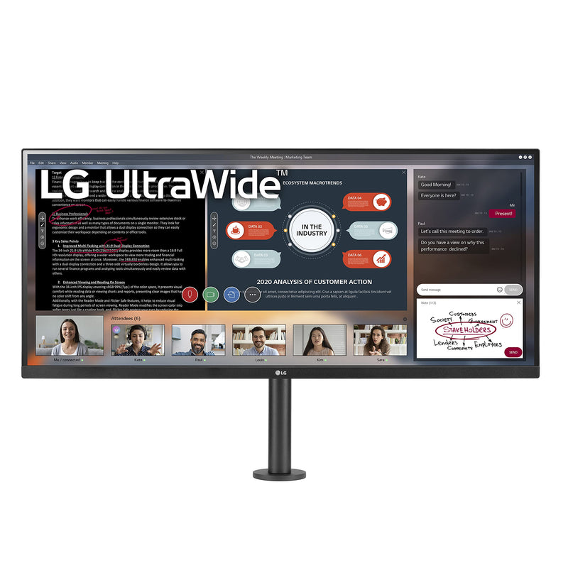 Elevate Your Gaming Experience with the LG Ultrawide 34WP500-B 34" Class UW-UXGA Gaming LCD Monitor