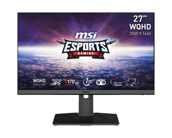 Unleash Your Gaming Potential with the MSI G272QPF 27" Class WQHD Gaming LCD Monitor!