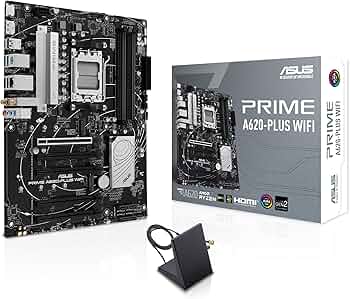 Unleash Your Gaming Potential with the ASUS PRIME A620-PLUS WIFI6 Motherboard!