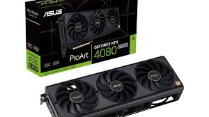 Unleash Creativity and Power with the Asus NVIDIA GeForce RTX 4080 SUPER Graphic Card.PROARTRTX4080SO16G