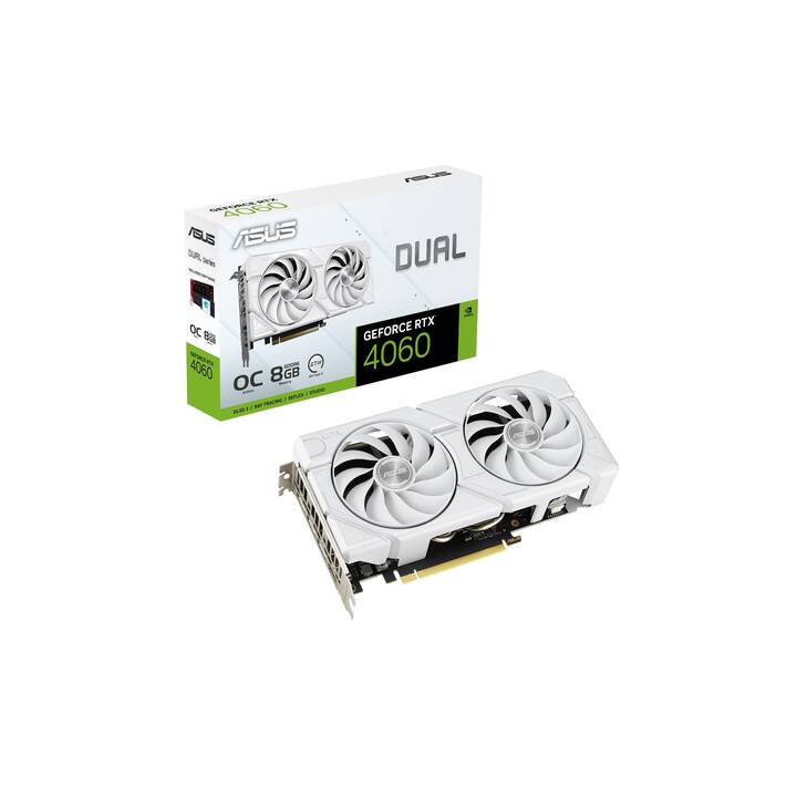 Asus Dual GeForce RTX 4060 Ti White OC Edition – Performance Unleashed!.DUALRTX4060TIO8GWHITE