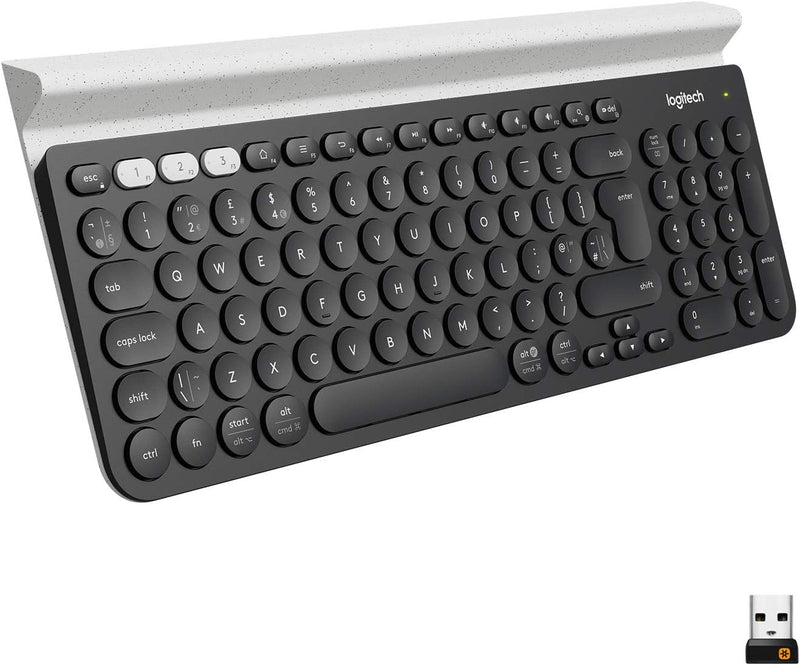 Logitech K780 Multi-Device Wireless Keyboard - Versatile Keyboard for Hybrid Workspaces