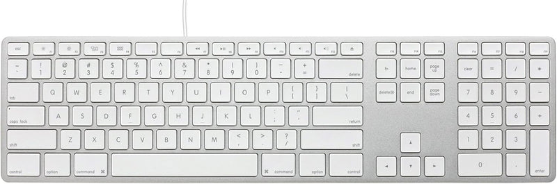 Matias Wired Aluminum Keyboard for Mac Silver – Premium Typing Experience by Matias
