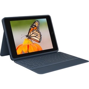 Logitech Rugged Combo 3 Rugged Keyboard Cover Case – Durable Keyboard Solution for iPad 7th, 8th, and 9th Generations
