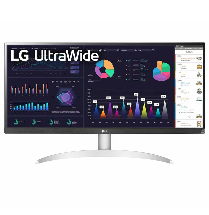 LG 29in 29WQ600-W Ultrawide QHD IPS HDR10 Monitor – Enhanced Productivity and Immersive Viewing from LG