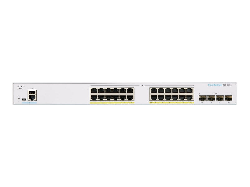 Cisco 250 CBS250-24P-4X Ethernet Switch