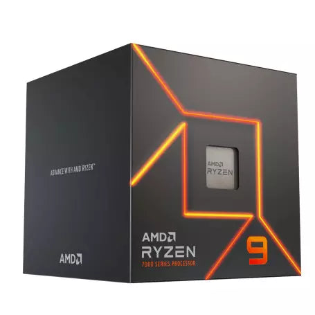 AMD RYZEN 9 7900 WITH WRAITH PRISM COOLER RADEON GRAPHICS 12/24 65W AM5 76MB 540