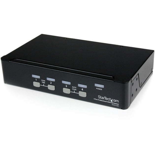 StarTech.com StarView SV431USB - KVM switch - USB - 4 ports - 1 local ...