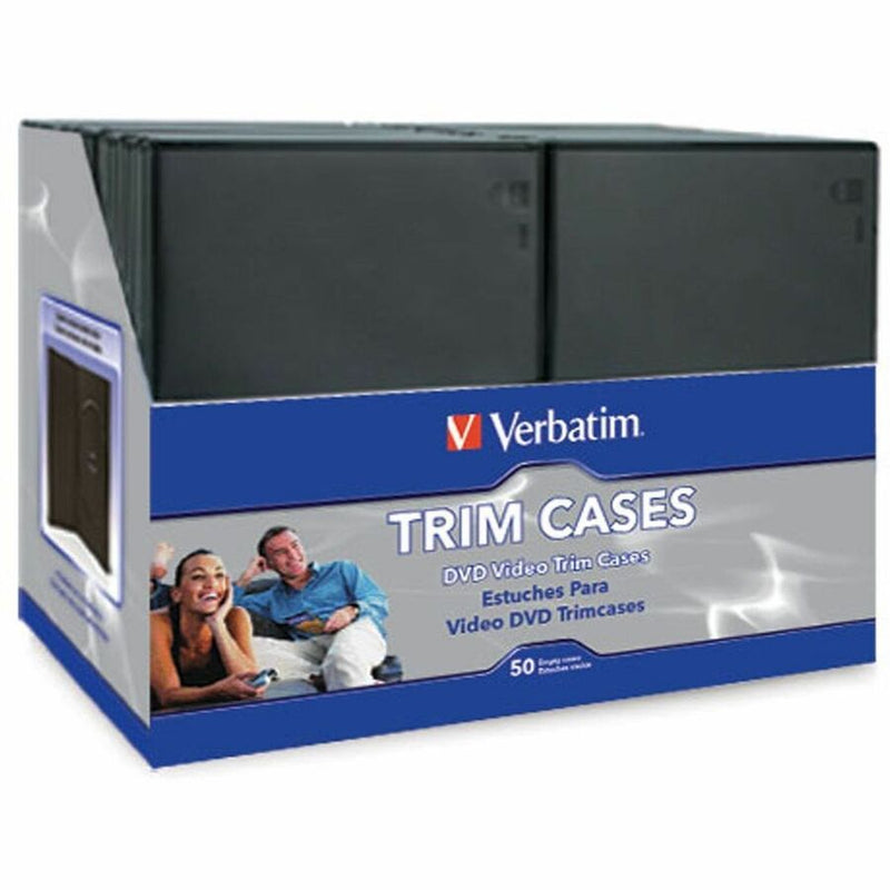Verbatim CD/DVD Black Video Trimcases - 50pk