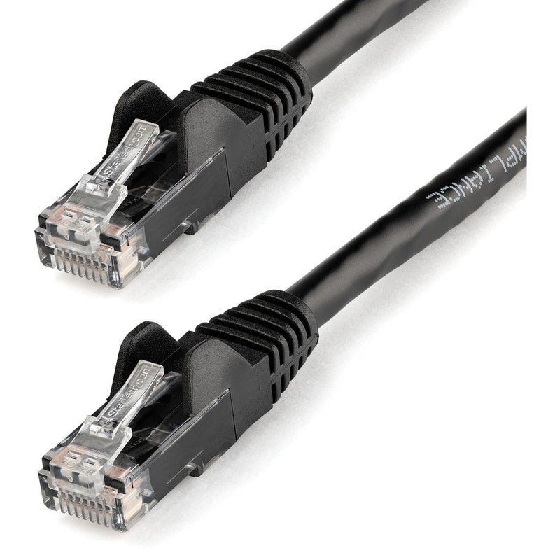 StarTech.com 3ft CAT6 Ethernet Cable - Black Snagless Gigabit - 100W PoE UTP 650MHz Category 6 Patch Cord UL Certified Wiring/TIA