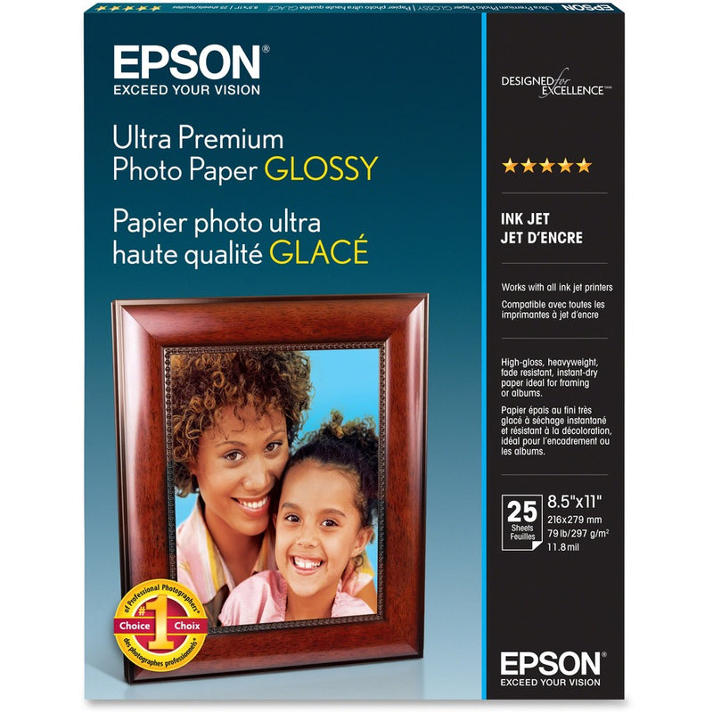 PHOTO PAPER ULTPREM GLOS LTR 25CT