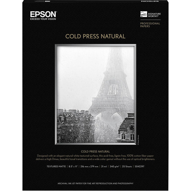 PAPER COLD PRESS NATURAL 8.5X11 25CT