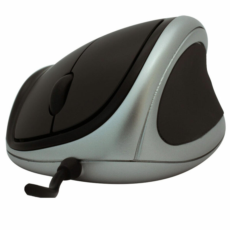 Key Ovation Goldtouch Ergonomic Comfort Mouse - Right-Handed Model - Silver - Wi