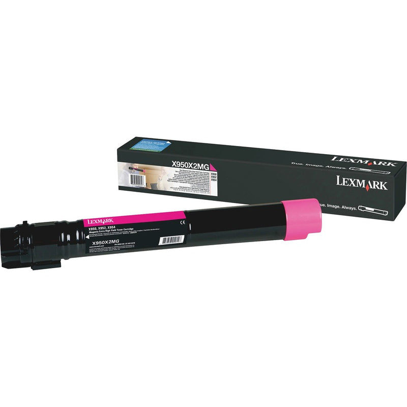 Lexmark X950X2MG Magenta Toner Cartridge For use in X950/952/954 Estimated yield