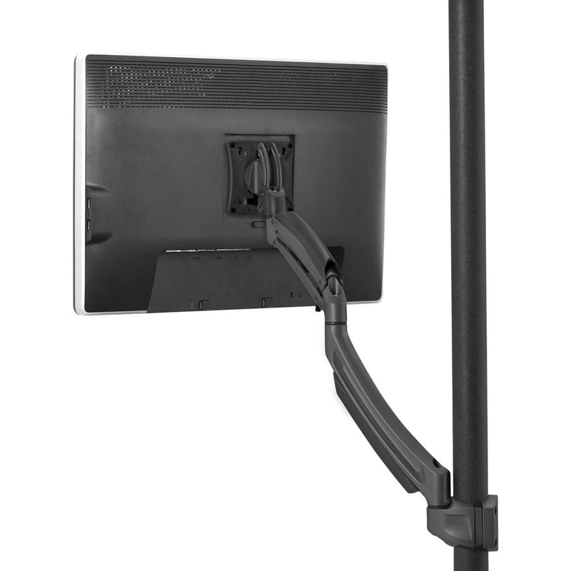 Chief Kontour K1P Dynamic Pole Single Display Mount - Adjustable Monitor Arm - For 10-30 Inch Monitors - Black