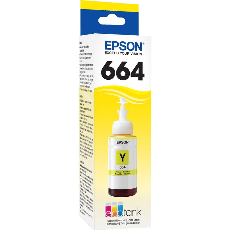 Epson T664, Yellow Ink Bottle