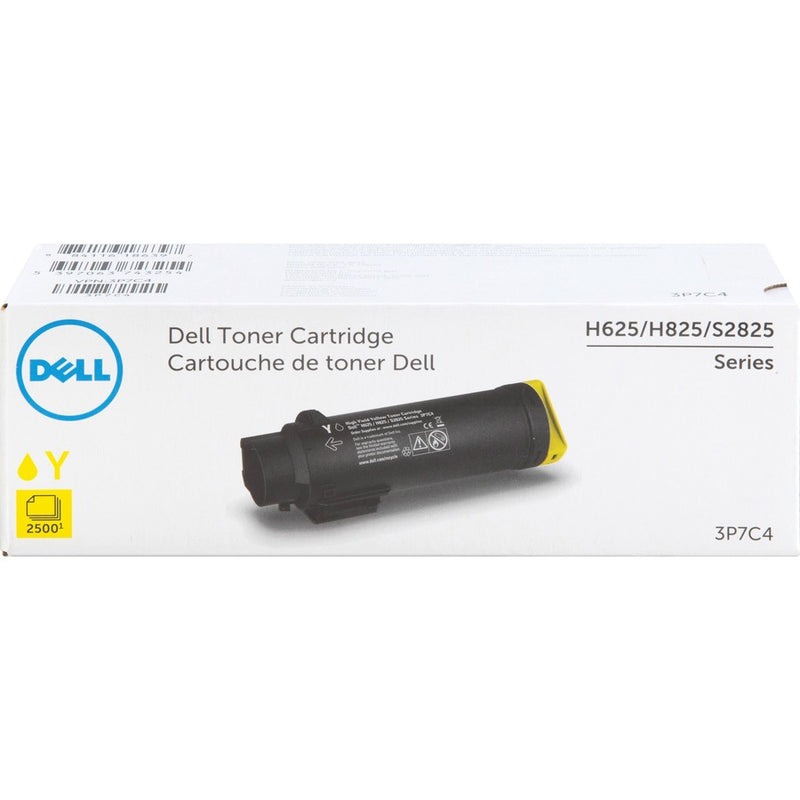 DELL H625CDW H825CDW S2825CDN YELLOW TONER 2500 PG HIGH YIELD PART 3P7C4 SKU 593