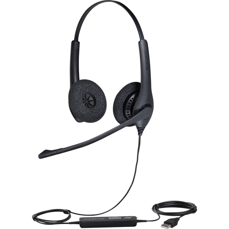 Jabra Biz 1500 Duo USB, Noise Canceling microphone - Headset - Wired - On-Ear -