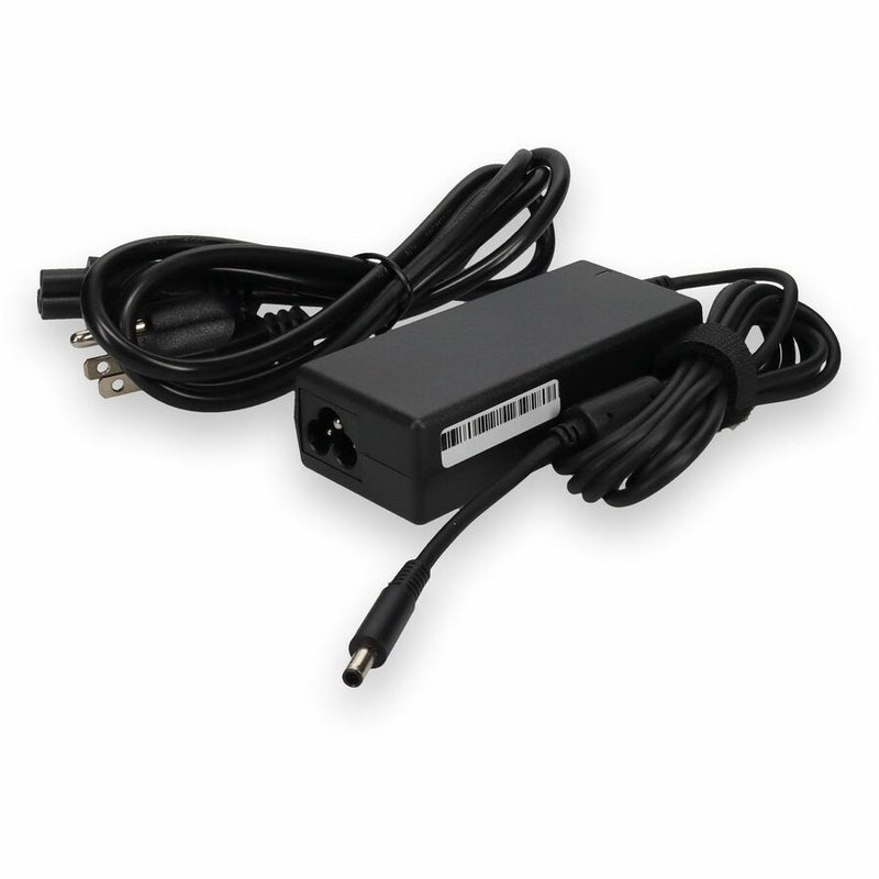 AddOn Dell X9RG3 Compatible 45W 19.5V at 2.31A Black 7.4 mm x 5.0 mm Laptop Power Adapter and Cable