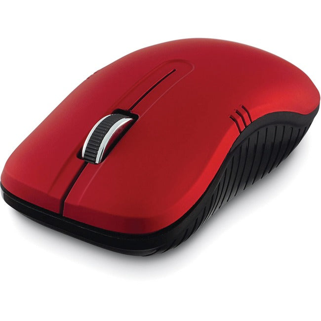 Verbatim Wireless Notebook Optical Mouse, 99767,Commuter Series, Matte Red - Con
