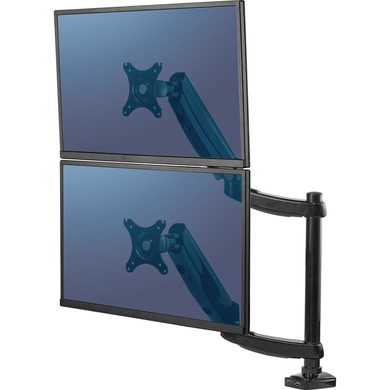 FELLOWES PLATINUM DUAL STACKING MONITOR ARM