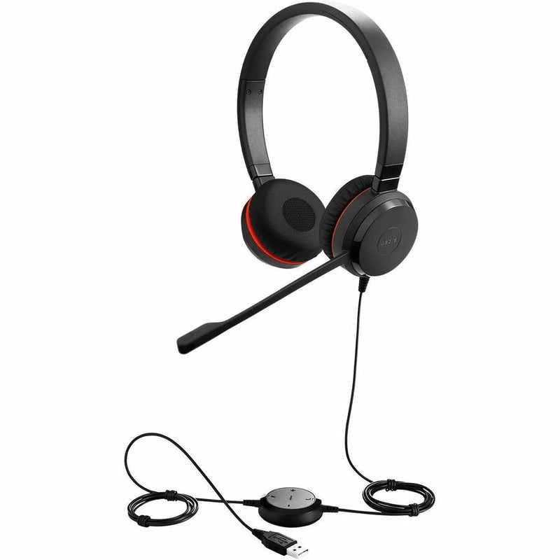 Jabra Evolve 20SE - Headset - Wired - On-Ear - Stereo - 93.6dB - Electret conden