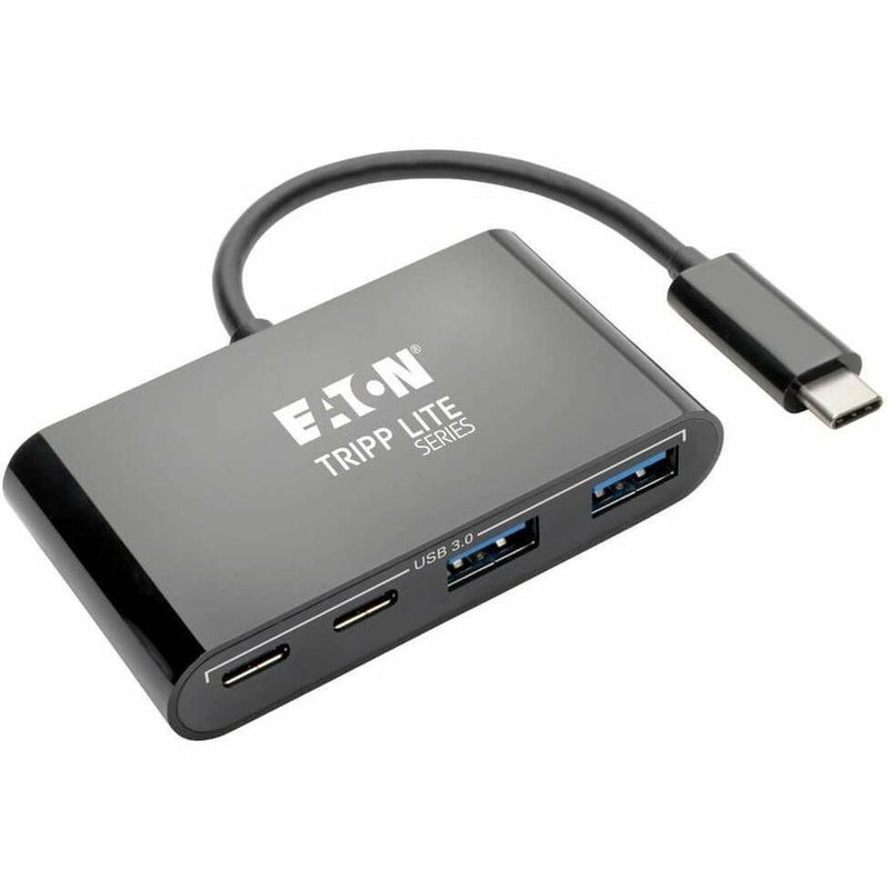 Tripp Lite series U460-004-2A2CB USB 3.1 Gen 1 USB-C Portable Hub, Black