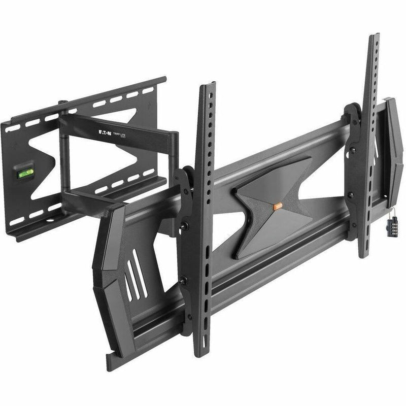 Heavy-Duty Full-Motion Security TV Wall Mount for 37 to 80, Flat or Curved, UL C