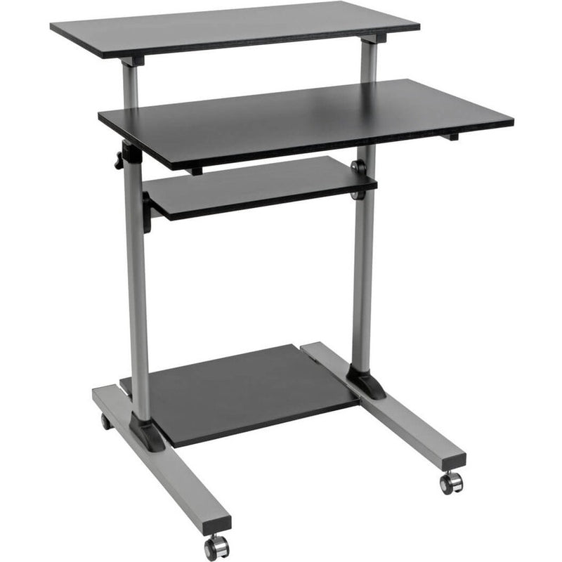 Tripp Lite series Rolling Standing Desk/Workstation on Wheels, Height Adjustable, Mobile