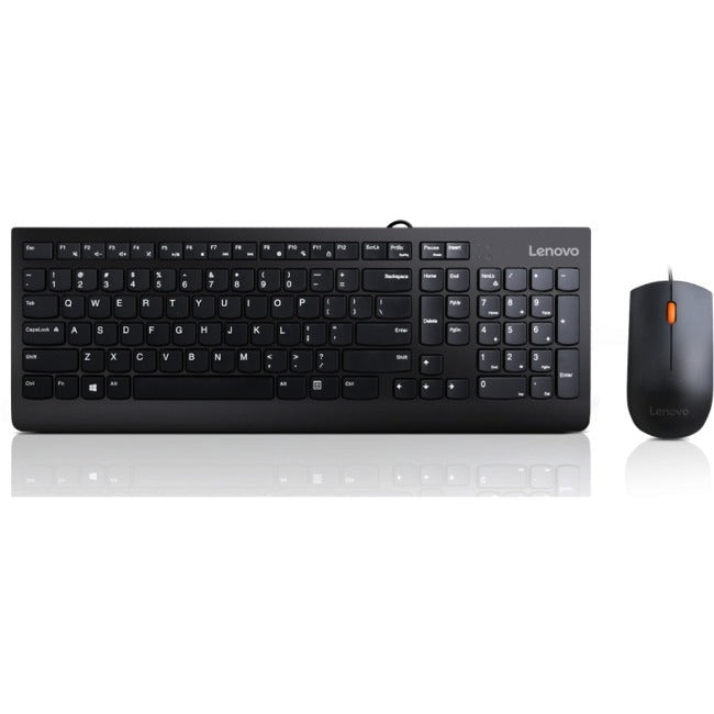 Lenovo 300 USB Combo Keyboard & Mouse - US English
