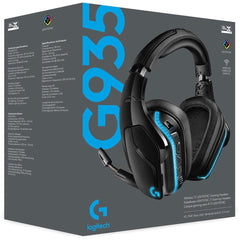 Logitech G935 Wireless 7.1 Surround Sound LightSync Gaming Headset