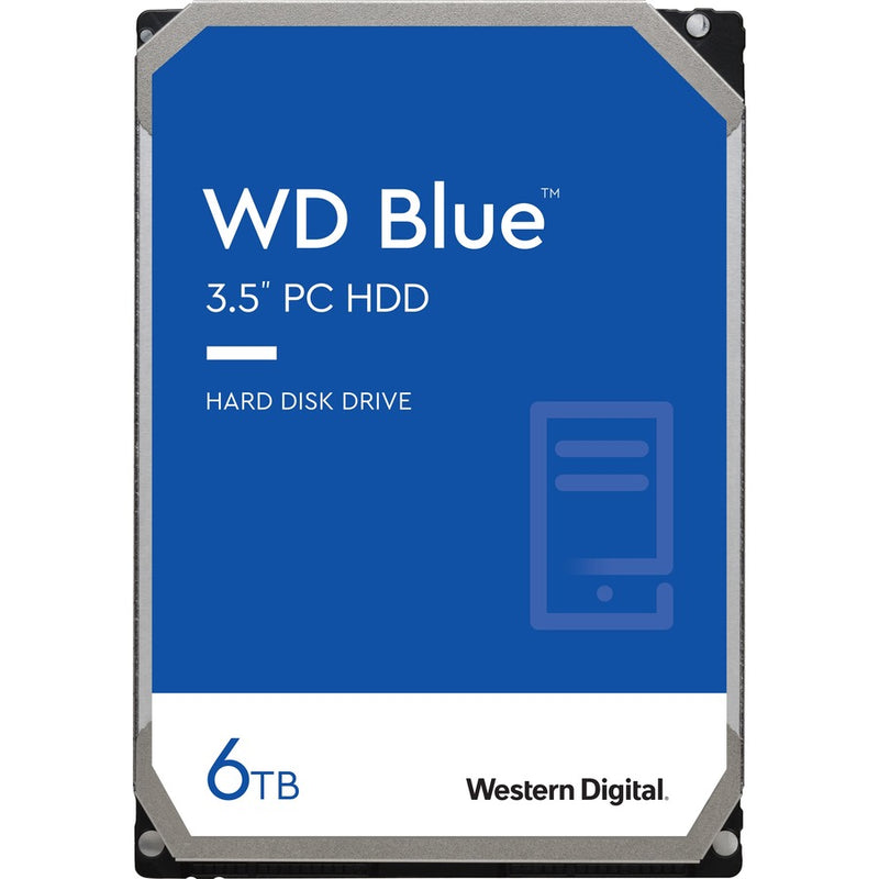 6TB WD Blue 3.5in SATA6Gb/s 5400-RPM PC Hard Drive,2 years Limited warranty