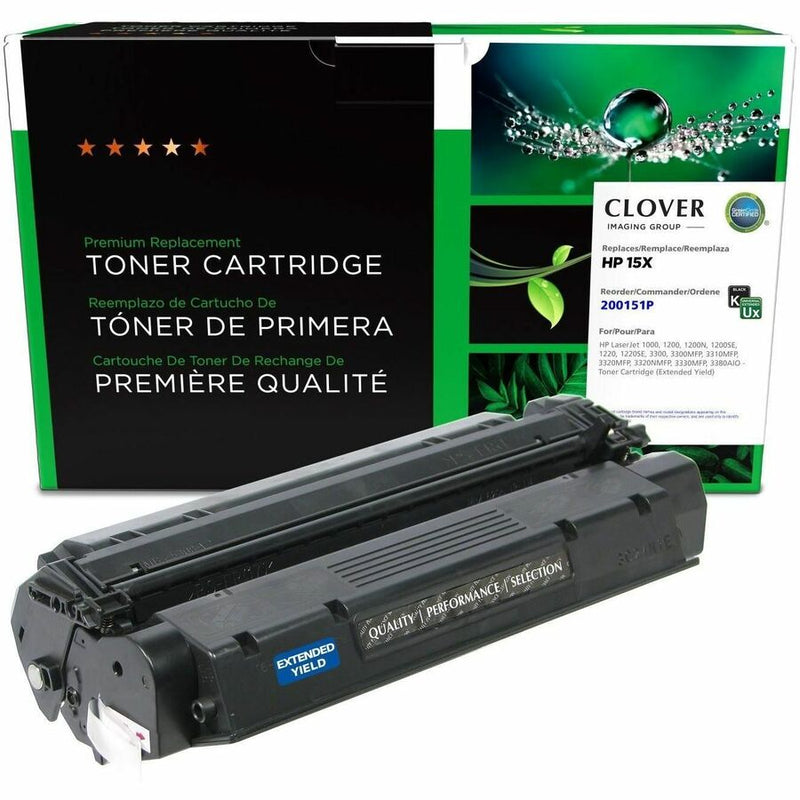 CIG Remanufactured Extended Yield Laser Toner Cartridge 15A, 15X (Canon 5773A004, Canon 5773A004AA, Canon EP-25, HP 15A, HP 15X, HP C7115A, HP C7115X, HP C7115X(J), Troy 02-81080-001, Troy 2-81080-001) - Black Each