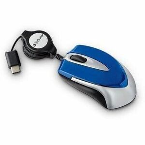 USB C MINI OPTICAL TRAVEL MOUSE BLU