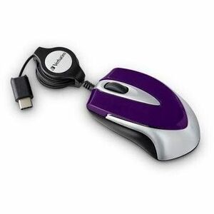 USB C MINI OPTICAL TRAVEL MOUSE PURPLE