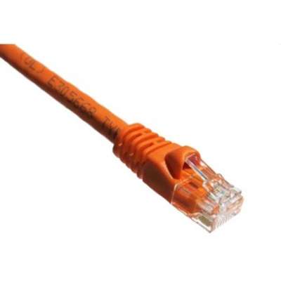 Axiom 8FT CAT5E 350 MHz Câble de raccordement moulé avec démarrage (Orange)