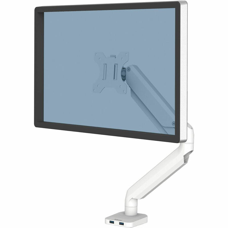 FELLOWES PLATINUM SERIES SINGLE MONITOR ARM WHITE