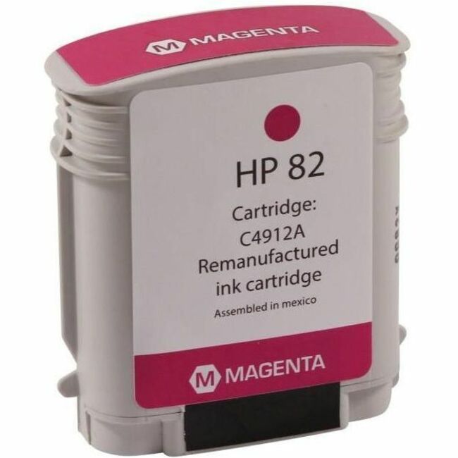 Clover Technologies Remanufactured High Yield Inkjet Ink Cartridge 82 (C4912A) - Magenta Each