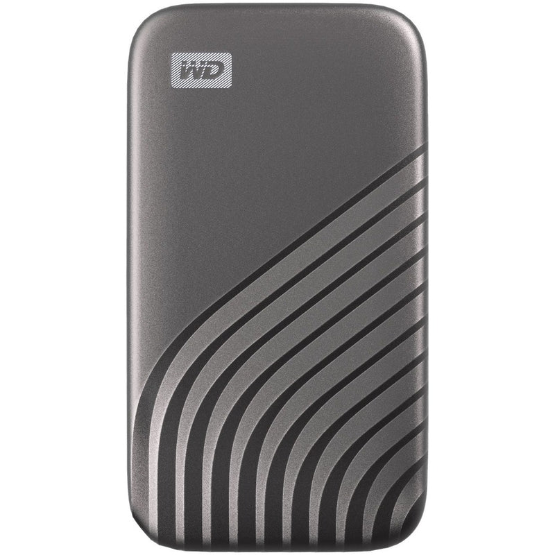 WD 500GB MY PASSPORT SSD PORTABLE EXTERNAL SOLID STATE DRIVE, GRAY
