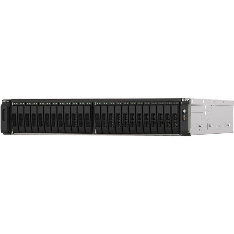 QNAP 24-Bay all-flash NAS, NVMe Gen3 x4, AMD EPYC 7302P 3.0GHz, 128GB  RAM, 2 x