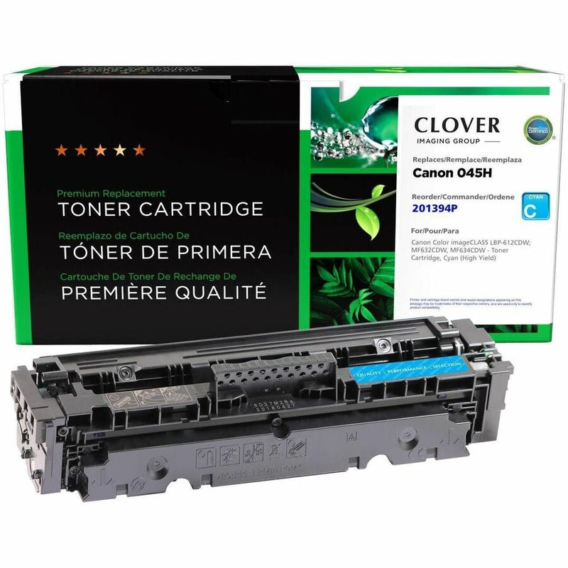 CLOVER IMAGING REMANUFACTURED HIGH YIELD CYAN TONER CARTRIDGE FOR CANON 1245C001