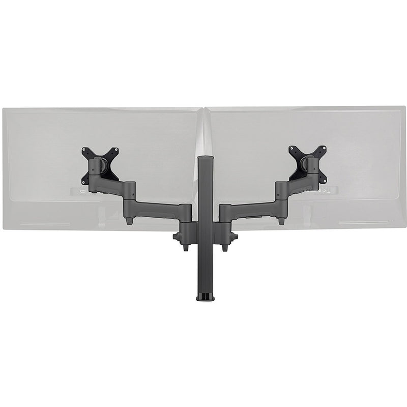 ATDEC DUAL ARM MONITOR MOUNT F BLACK