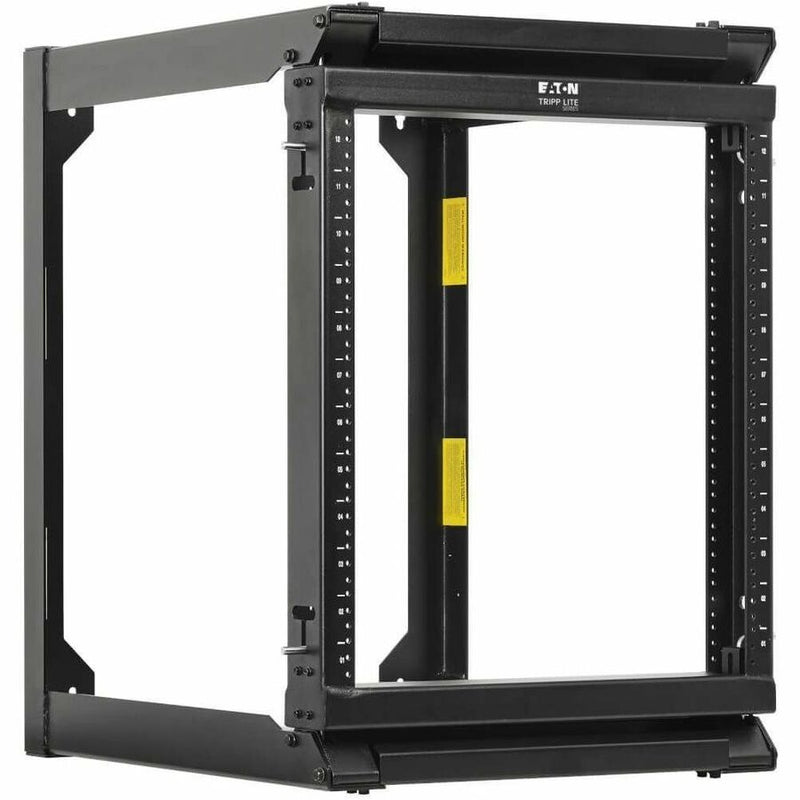 Tripp Lite series SmartRack 12U Wall-Mount 2-Post Open Frame Rack, Hinged Front, Heavy Duty