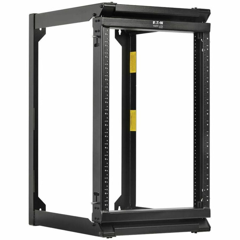 Tripp Lite series SmartRack 16U Wall-Mount 2-Post Open Frame Rack, Hinged Front, Heavy Duty