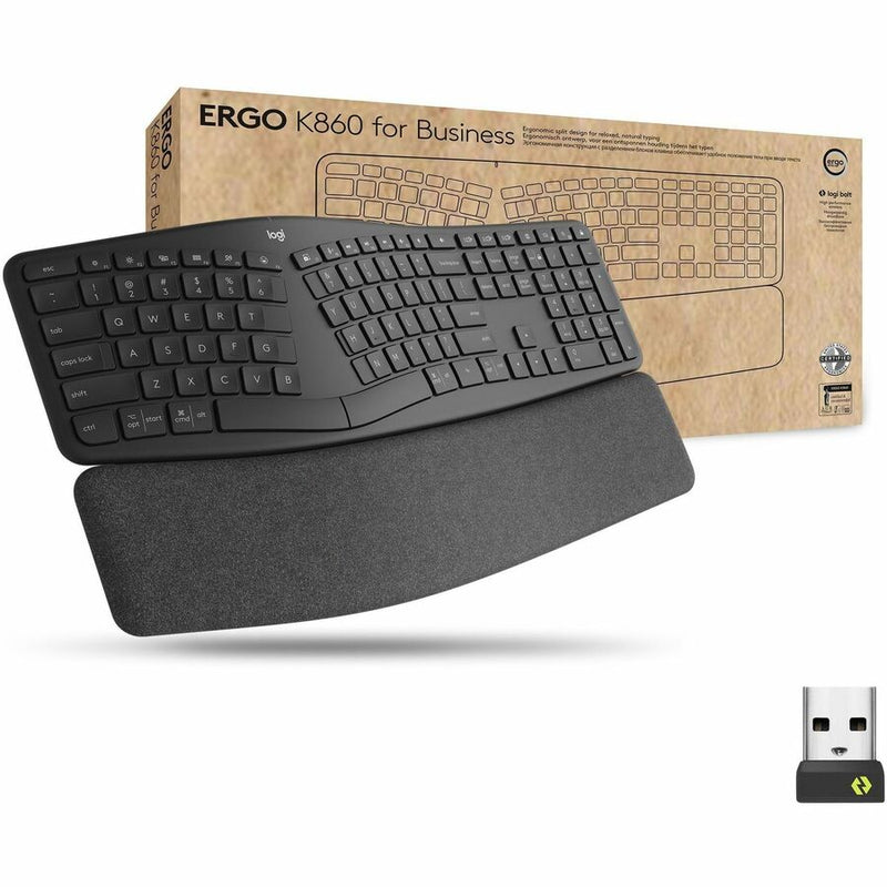 Free users to focus with a science-driven ergonomic keyboard that promotes a mor
