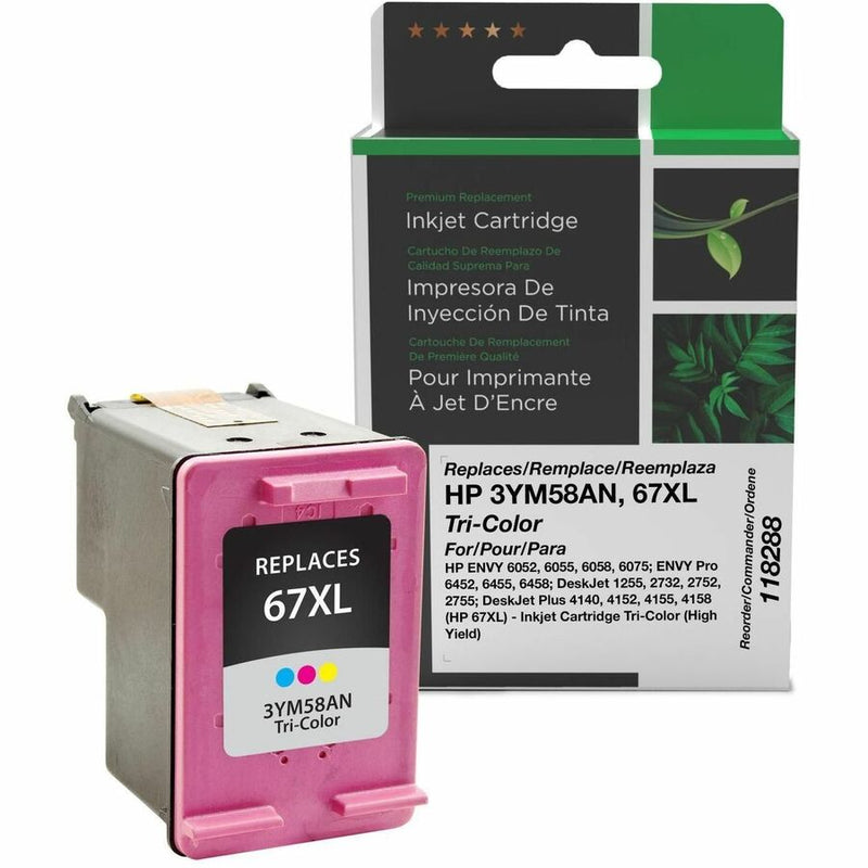 CIG Remanufactured High Yield Inkjet Ink Cartridge 3YM58AN - Tri-color Each