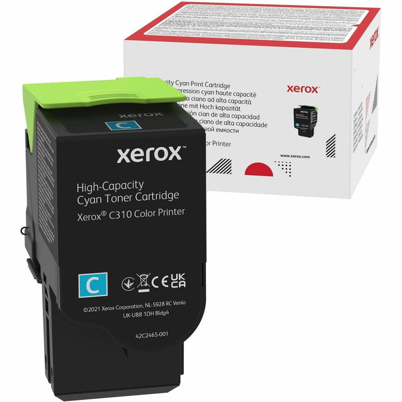 Xerox Original High Yield Laser Toner Cartridge - Single Pack - Cyan - 1 / Each