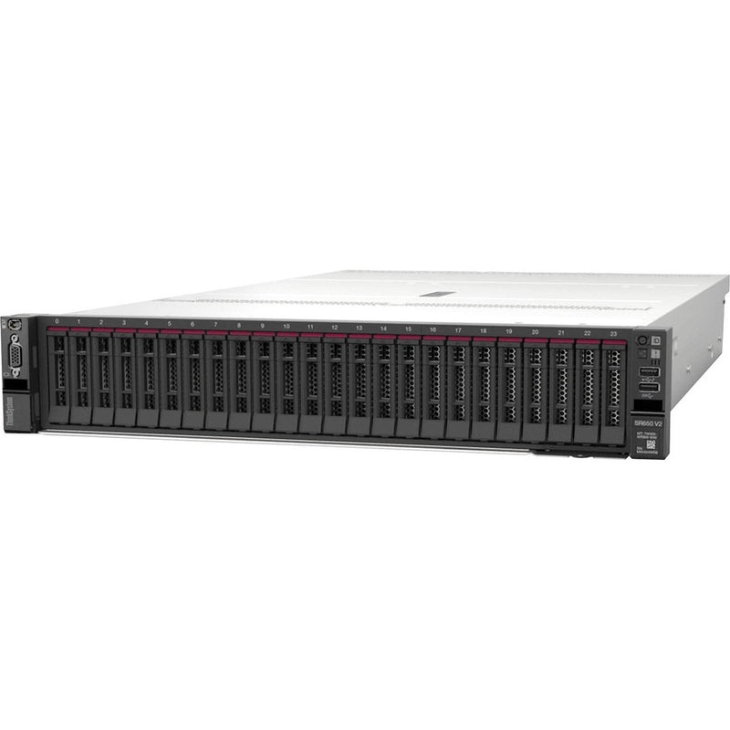Lenovo ThinkSystem SR650 V2 7Z73A06FNA 2U Rack Server - 1 Xeon Silver 4314 2.40 GHz - 32 GB RAM - Serial ATA/600, 12Gb/s SAS Controller