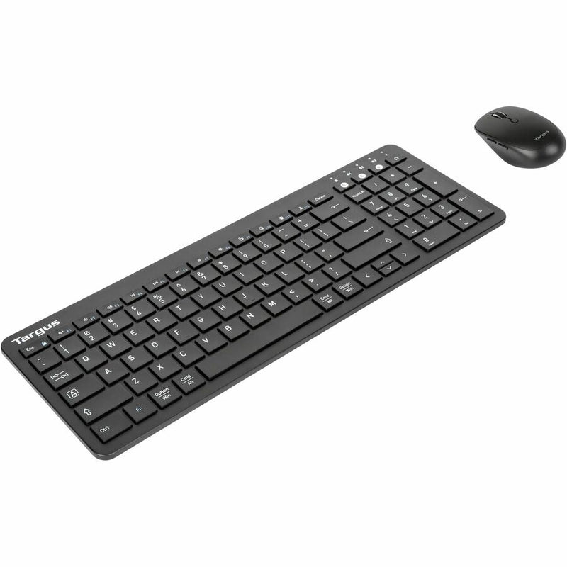 TARGUS BLUETOOTH KEYBOARD MOUSE BUNDLE - MID-SIZE, MULTI-DEVICE AND ANTIMICROBIA